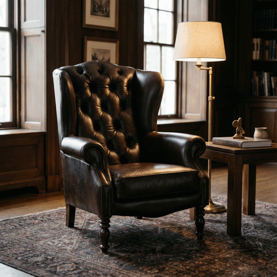 Kensington Wingback Deep-Buttoned