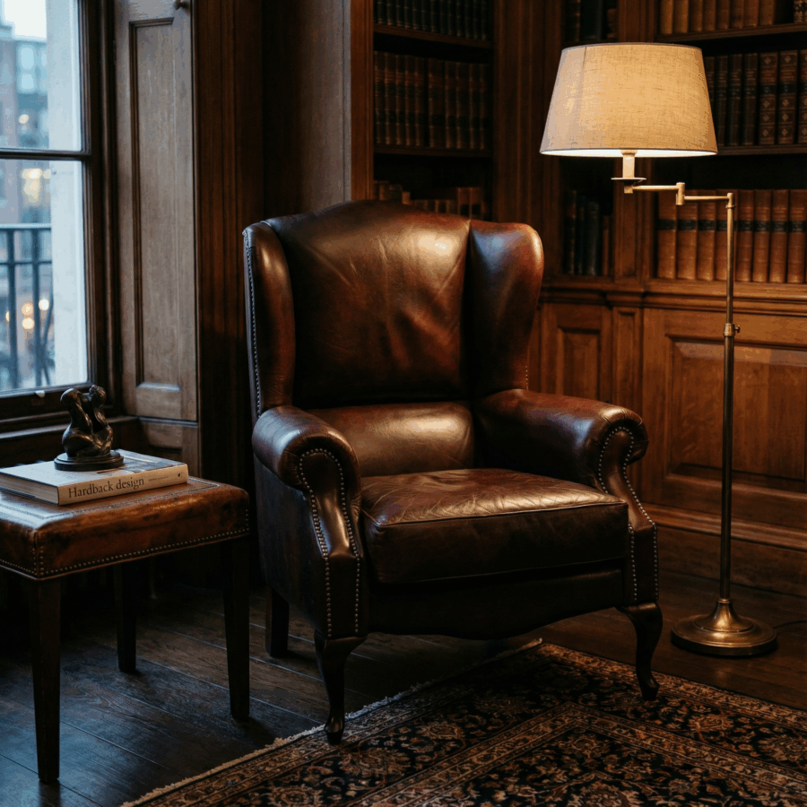 Kensington Wingback In Leather
