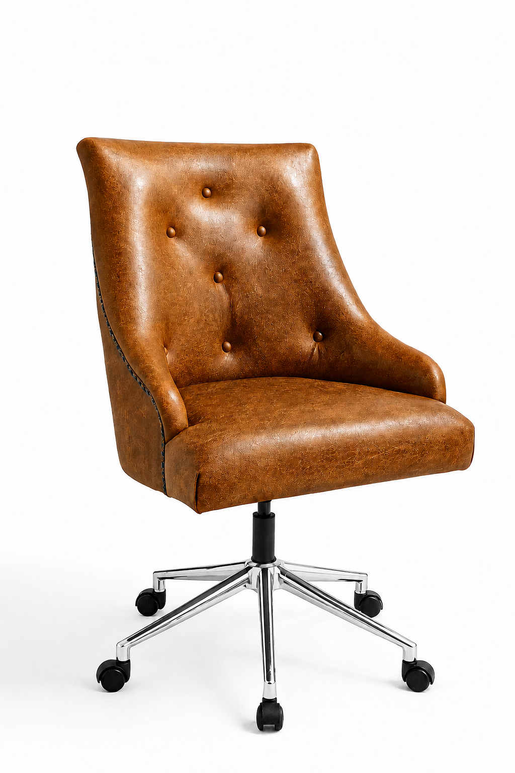 Signature Leather Desk Chair 2 Signature Leather Desk Chair - Image 2